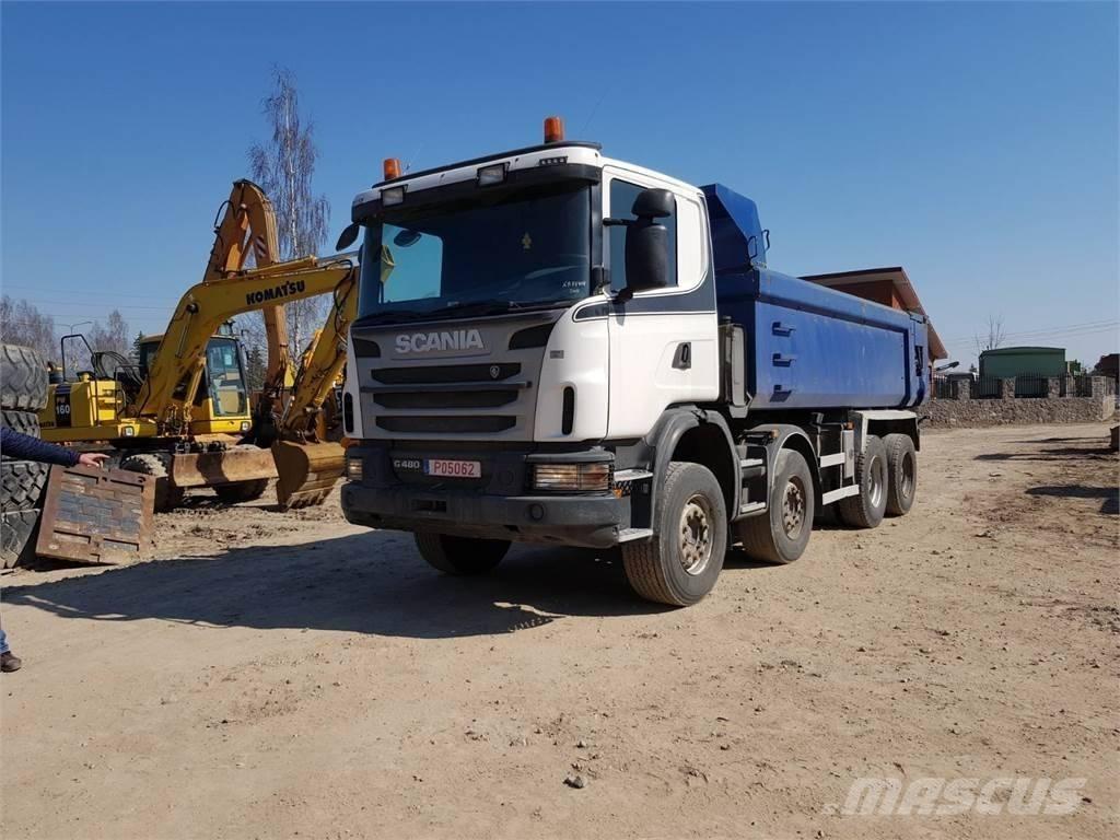 Scania G480 8x4 Hidroliftli kamyonlar
