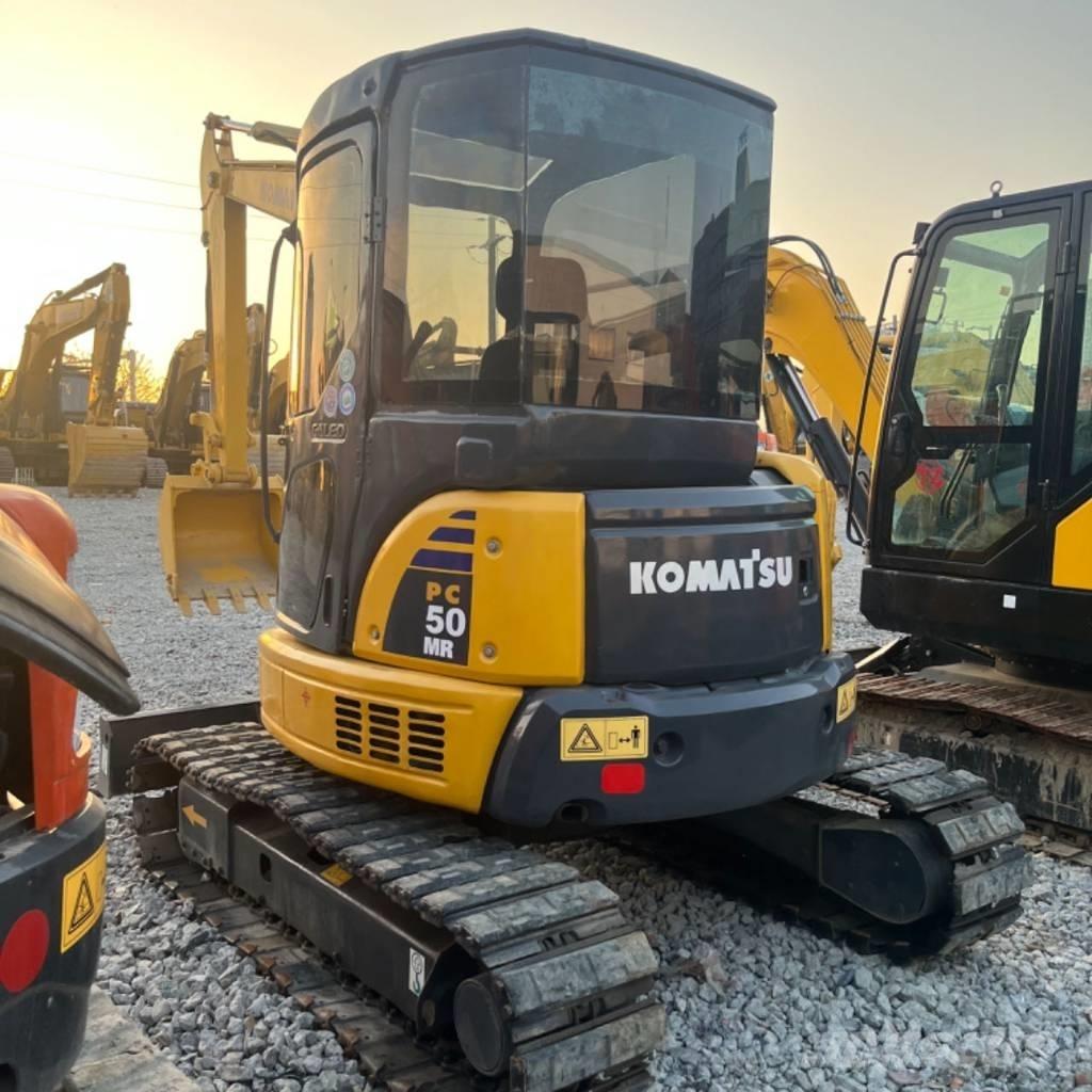 Komatsu PC 50 MR Mini ekskavatörler, 7 tona dek