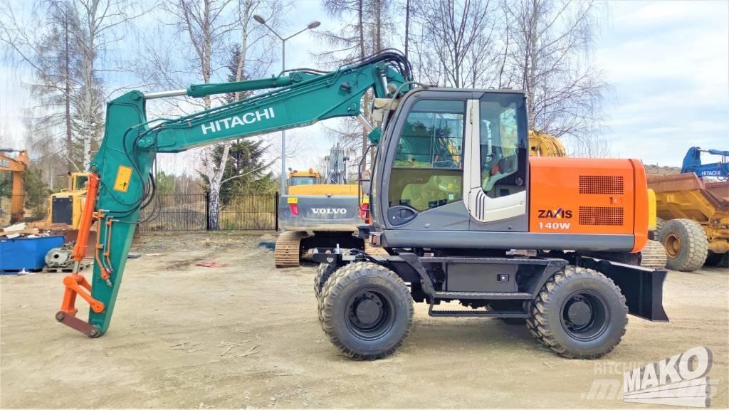 Hitachi ZX 140 W-3 Lastik tekerli ekskavatörler