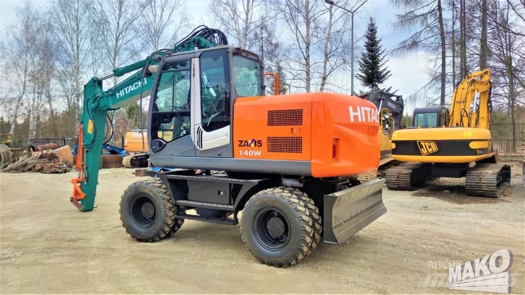 Hitachi ZX 140 W-3 Lastik tekerli ekskavatörler