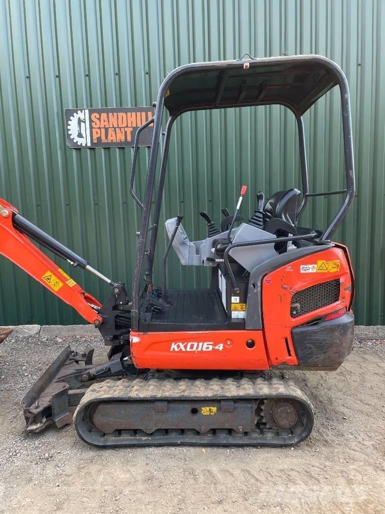 Kubota KX 016-4 Mini ekskavatörler, 7 tona dek