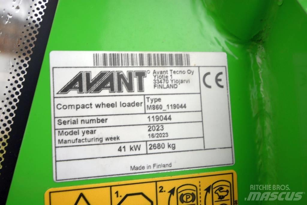 Avant 860 i Mini yükleyiciler
