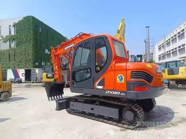 Doosan DX 80 - 9C Mini ekskavatörler, 7 tona dek