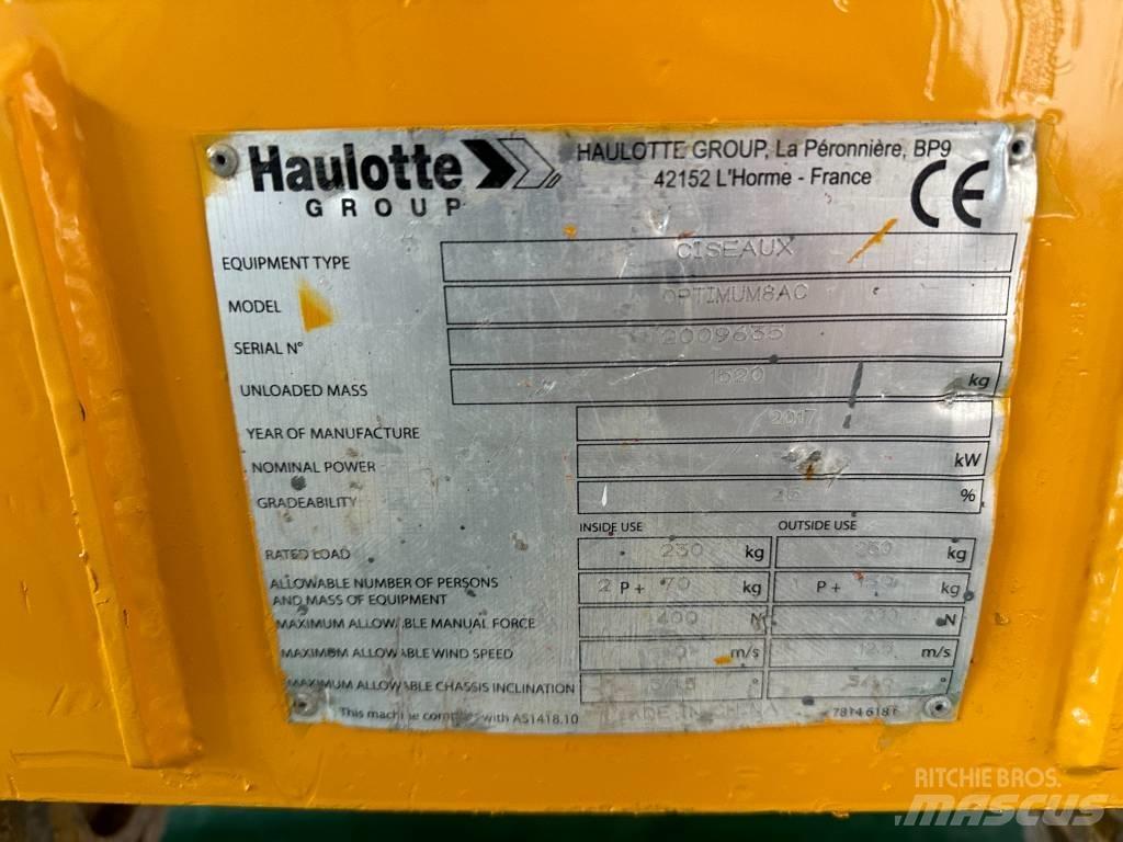 Haulotte OPTIMUM 8 Makasli platformlar
