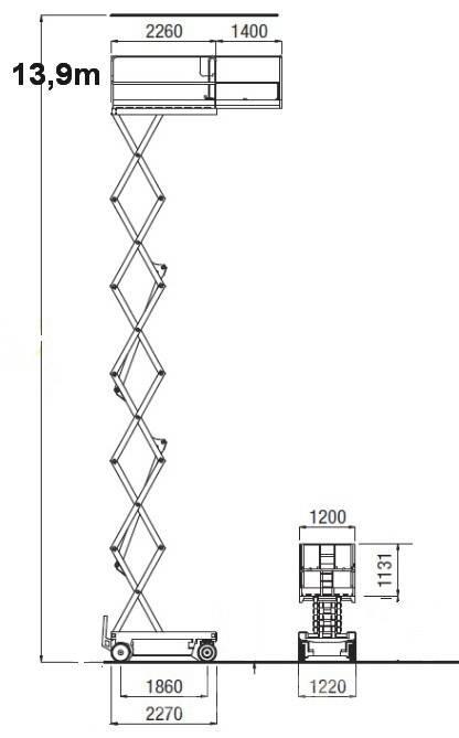 Iteco IT 12122 Makasli platformlar