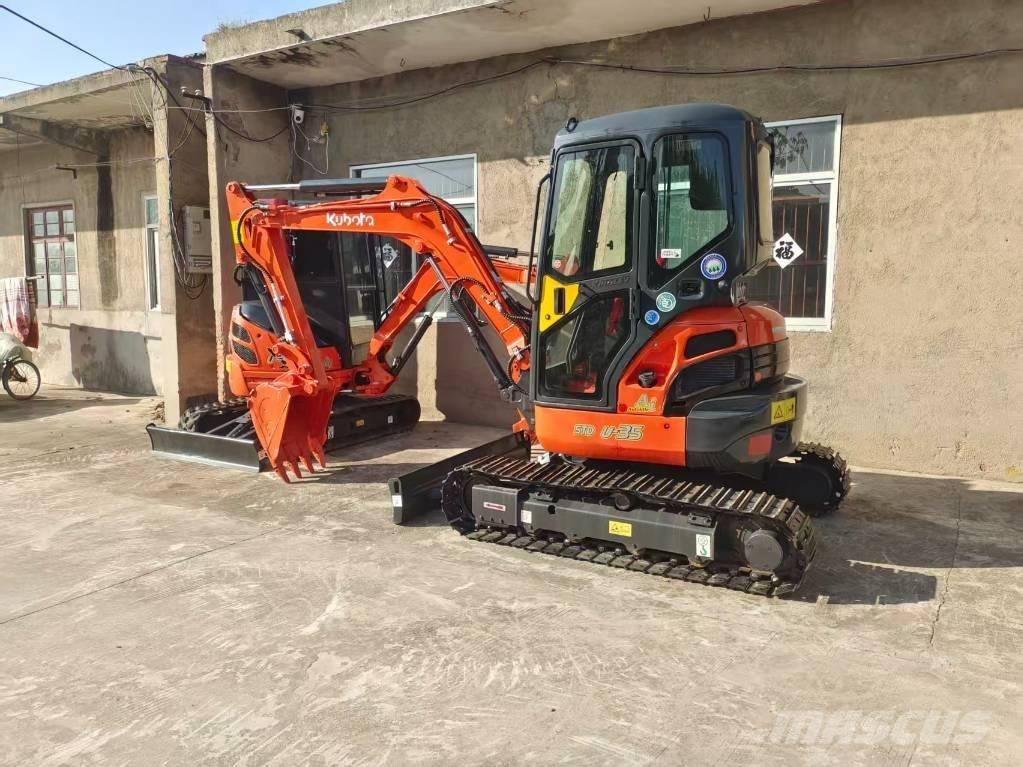 Kubota U 35 Mini ekskavatörler, 7 tona dek