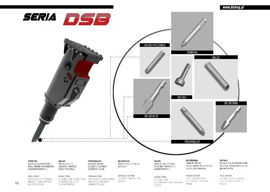  DEMOQ DSB300 Hidrolik kırıcılar