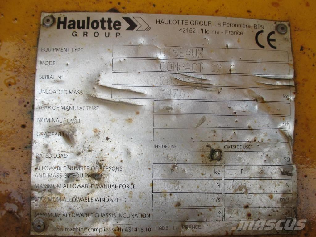 Haulotte Compact 12 Makasli platformlar