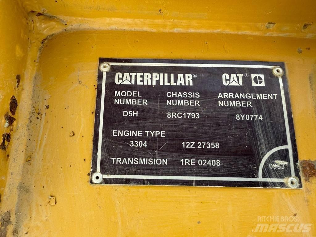 CAT D5H Buldozer Paletli dozerler