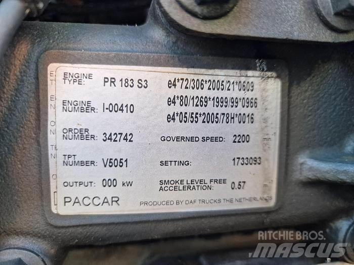 Paccar PR 183 S3 Diger aksam