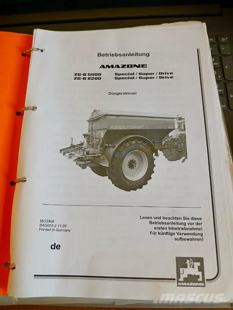 Amazone ZG-B 5500 Mineral gübre dagiticilar