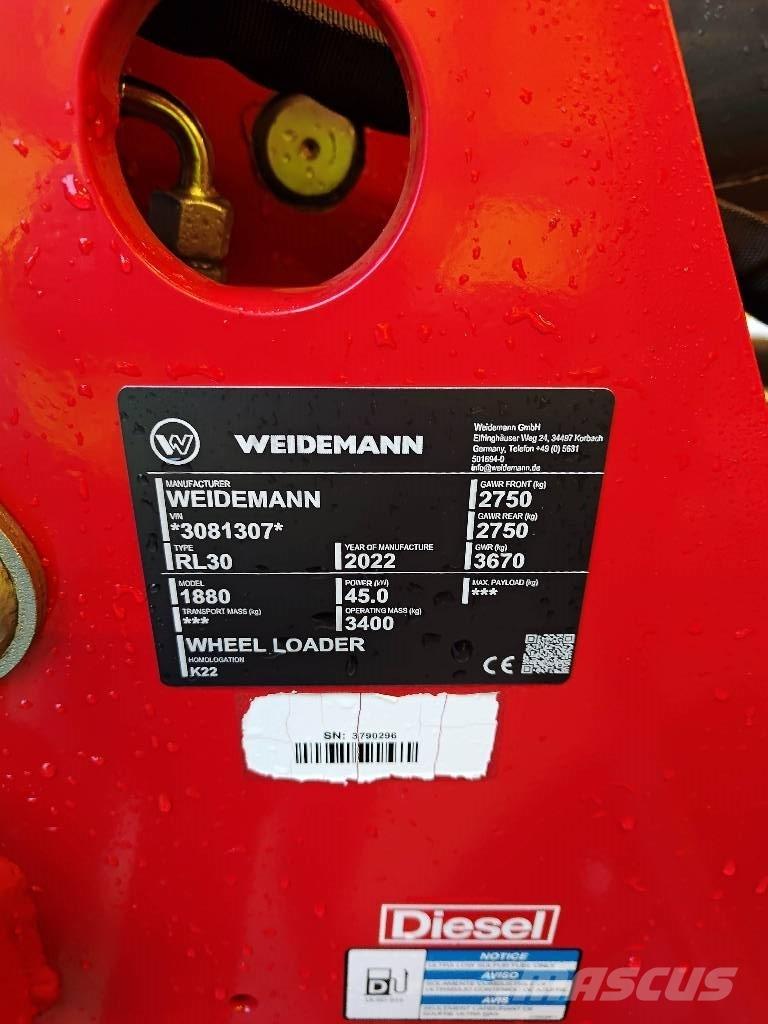 Weidemann 1880 Tekerlekli yükleyiciler