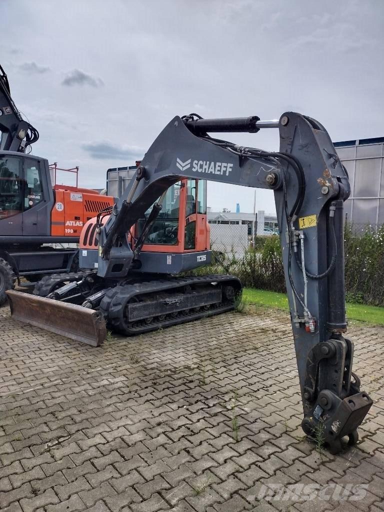 Terex Schaeff TC125 Paletli ekskavatörler