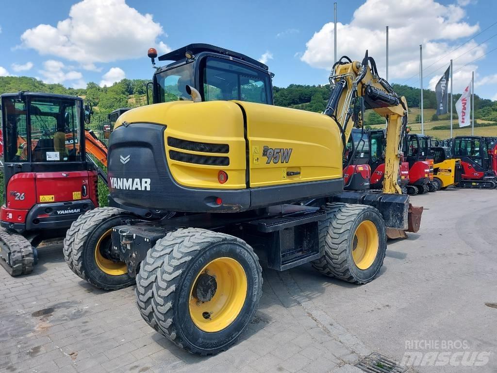 Yanmar B 95 W Lastik tekerli ekskavatörler
