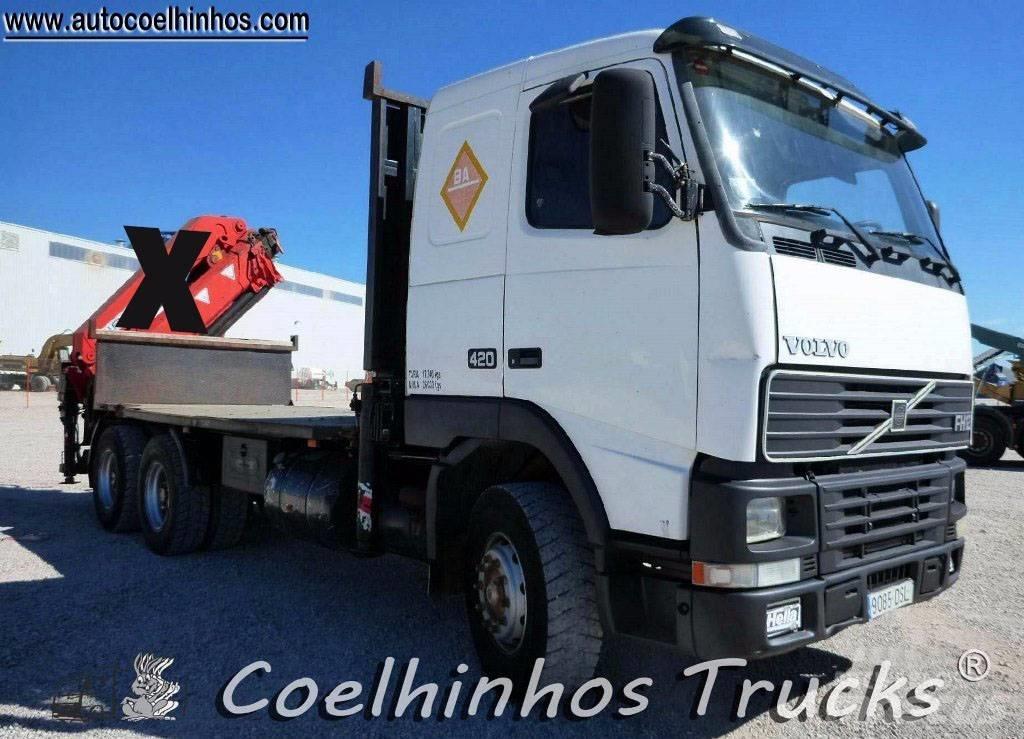 Volvo FH12 420 6x4 Flatbed kamyonlar