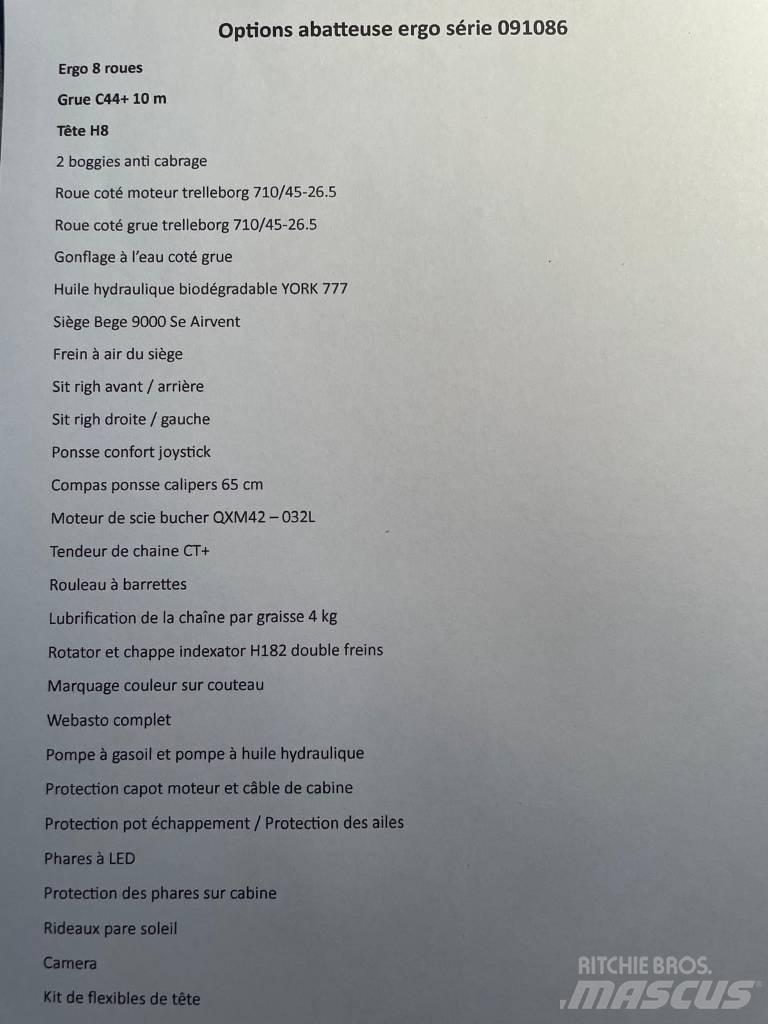 Ponsse Ergo 8W Biçerdöverler
