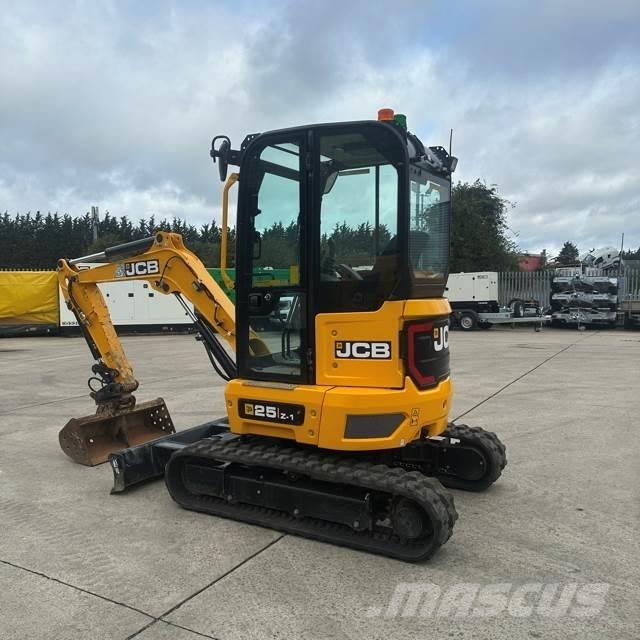 JCB 25Z-1 Mini ekskavatörler, 7 tona dek