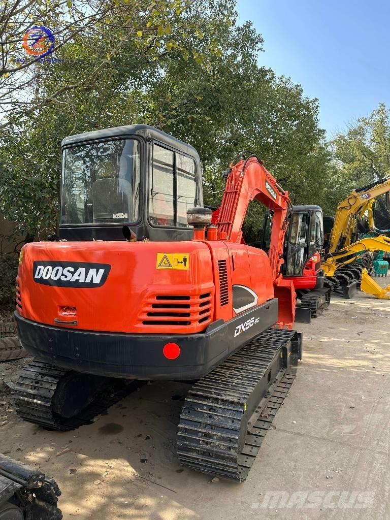 Doosan DH 55 Mini ekskavatörler, 7 tona dek