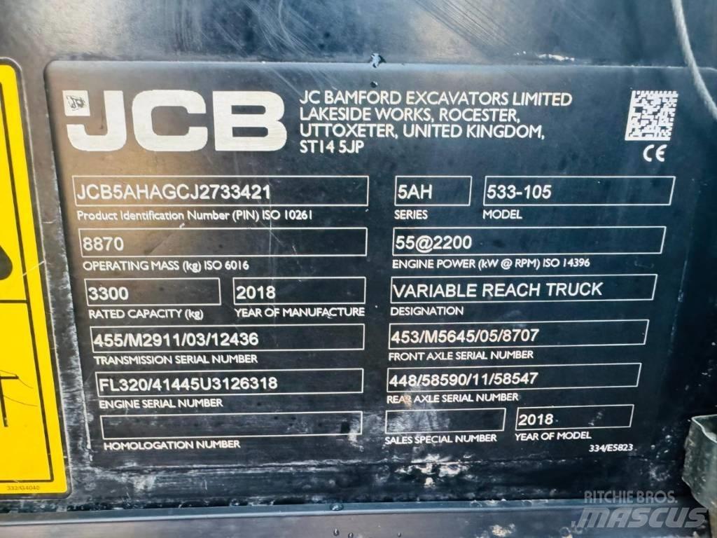 JCB 533-105 Teleskopik yükleyiciler