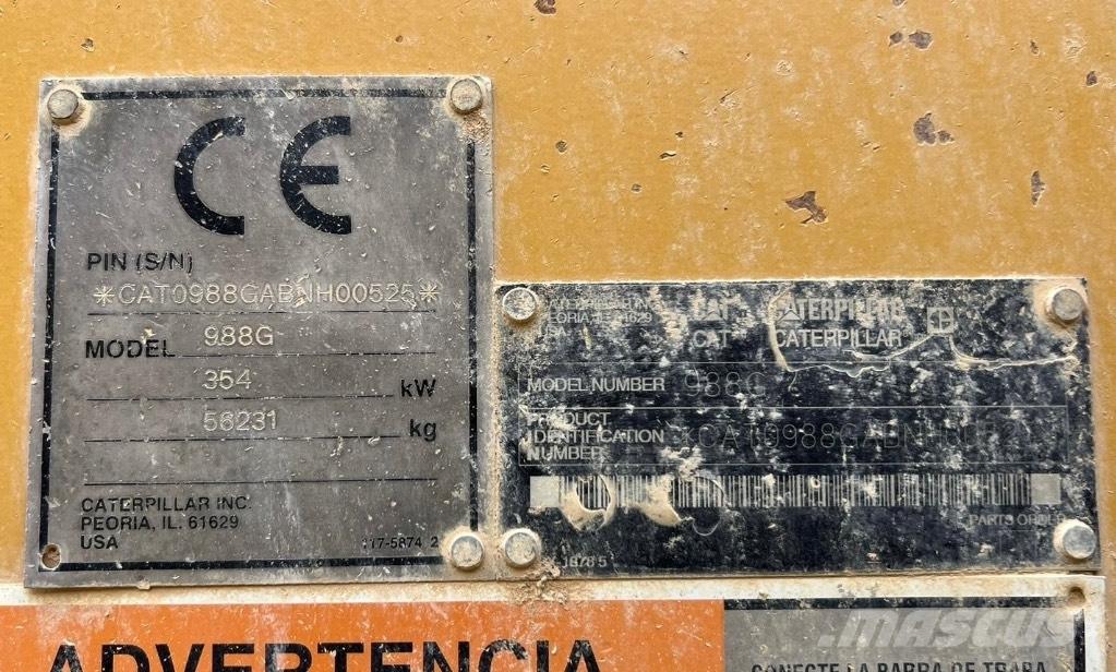 CAT 988 G Tekerlekli yükleyiciler