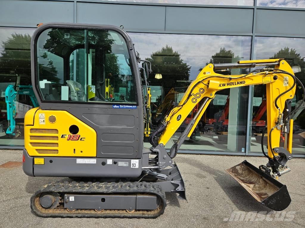 New Holland e18c Mini ekskavatörler, 7 tona dek