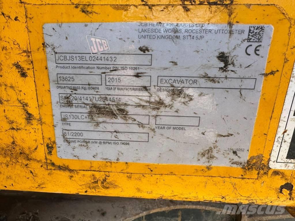 JCB JS 130 LC Paletli ekskavatörler