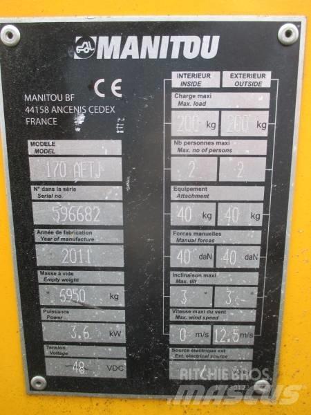 Manitou 170AETJ Körüklü personel platformları