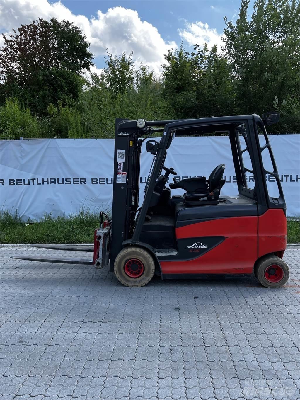 Linde E25/600HL Elektrikli forkliftler
