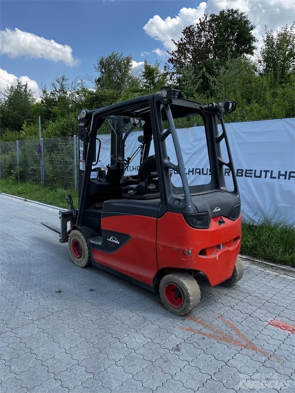 Linde E25/600HL Elektrikli forkliftler