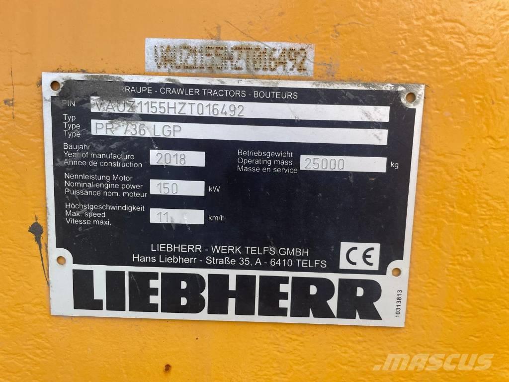 Liebherr PR 736 LGP Paletli dozerler