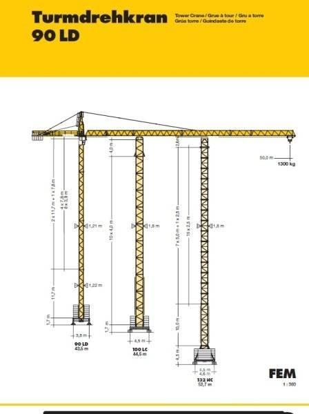 Liebherr 90 LD Kule vinçler