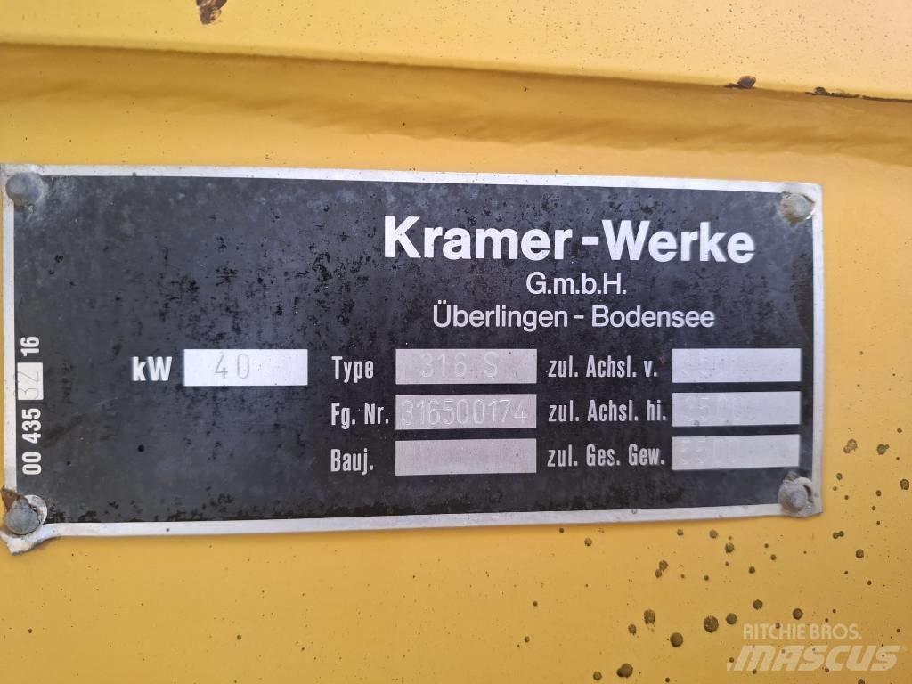 Kramer 316 Kazıcı yükleyiciler - beko loder