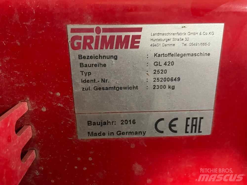 Grimme GL 420 Patates ekme makineleri