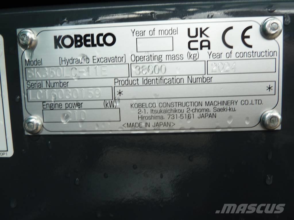 Kobelco SK350LC-11E Paletli ekskavatörler