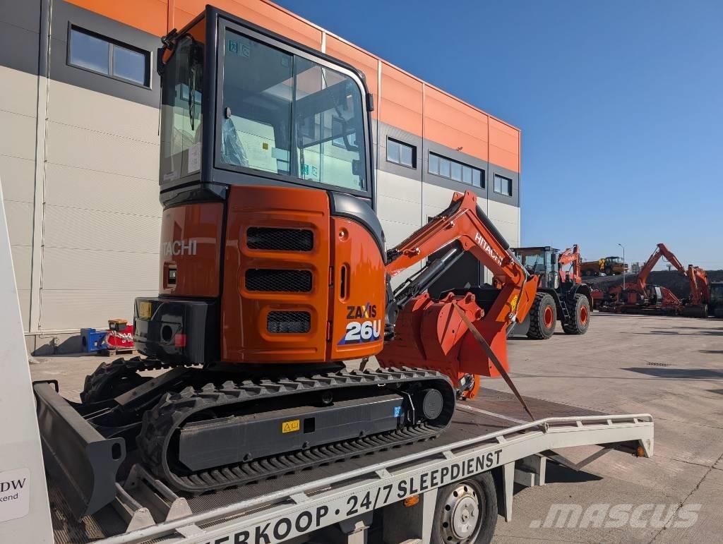 Hitachi ZX 26 U-6 Mini ekskavatörler, 7 tona dek
