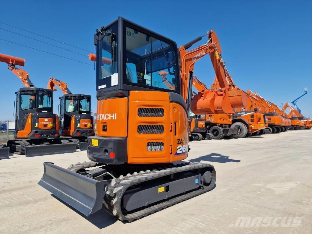 Hitachi ZX 26 U-6 Mini ekskavatörler, 7 tona dek