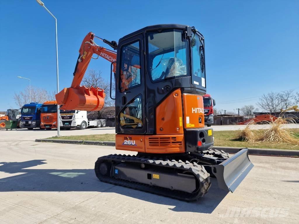 Hitachi ZX 26 U-6 Mini ekskavatörler, 7 tona dek