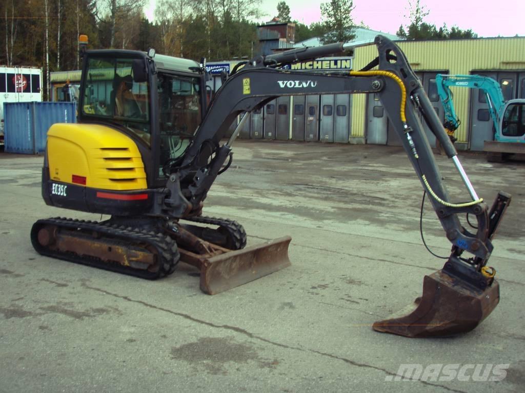 Volvo EC 35 C Mini ekskavatörler, 7 tona dek