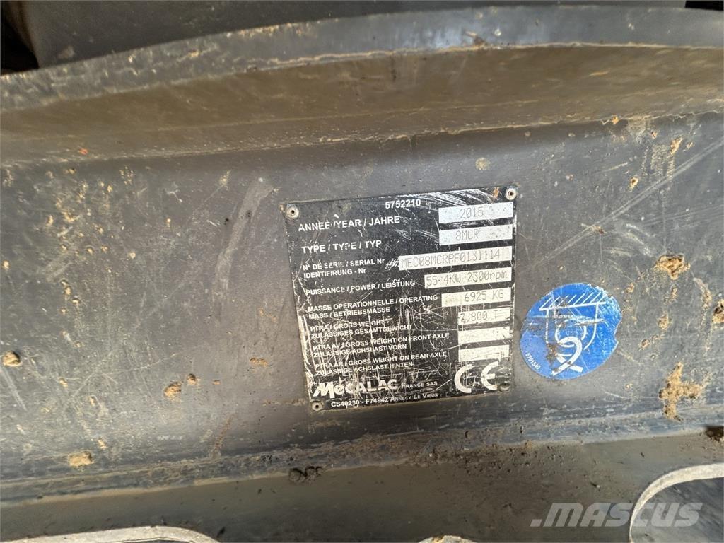 Mecalac 8MCR Midi ekskavatörler 7 - 12 t