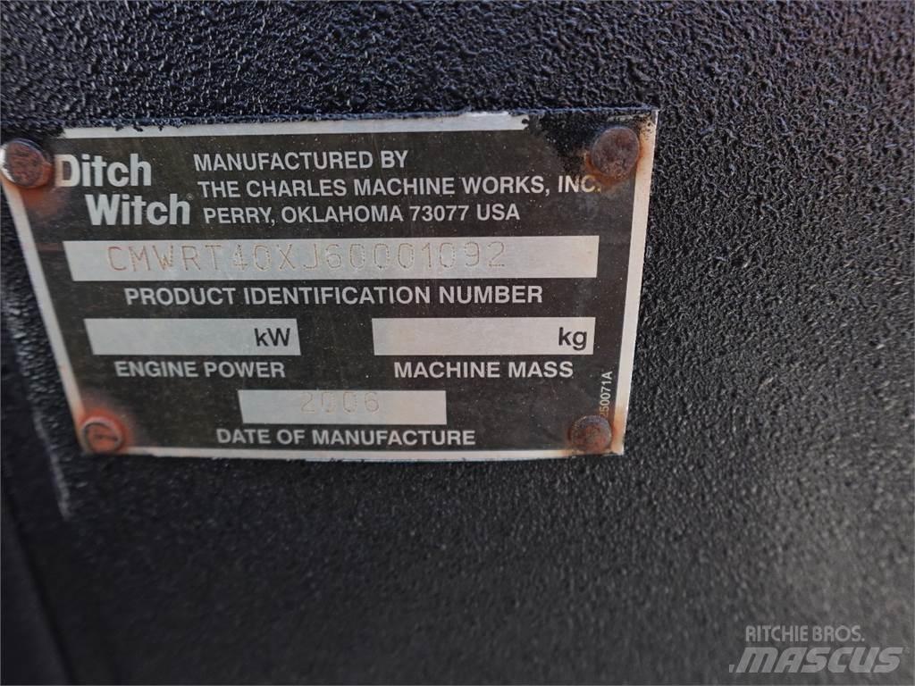 Ditch Witch rt40 Kanal kazma makinasi