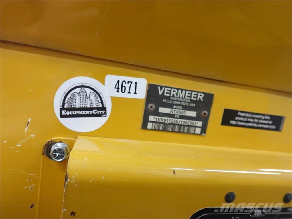 Vermeer RTX550 Kanal kazma makinasi