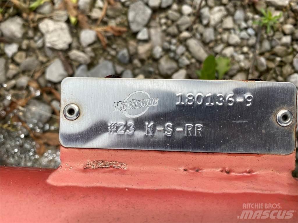 Manitowoc #23 Bomlar ve kollar