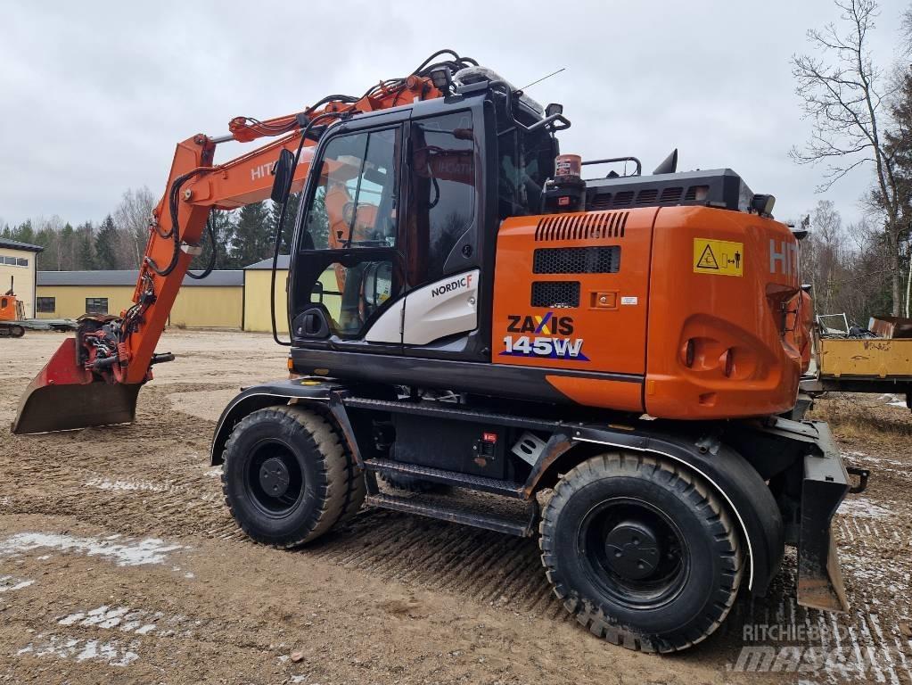 Hitachi ZX 145 W-6 Lastik tekerli ekskavatörler