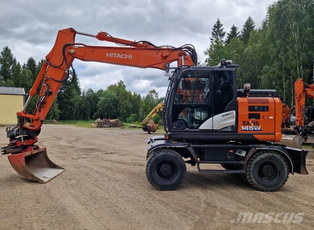 Hitachi ZX 145 W-6 Lastik tekerli ekskavatörler