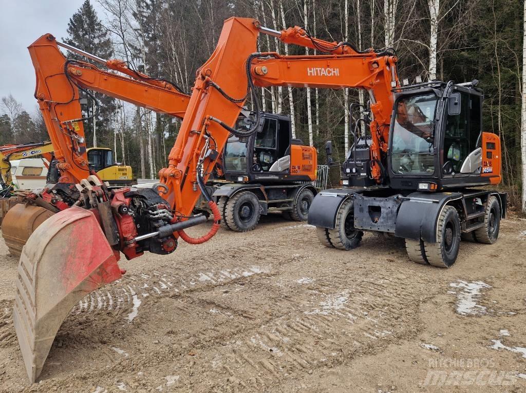 Hitachi ZX 145 W-6 Lastik tekerli ekskavatörler