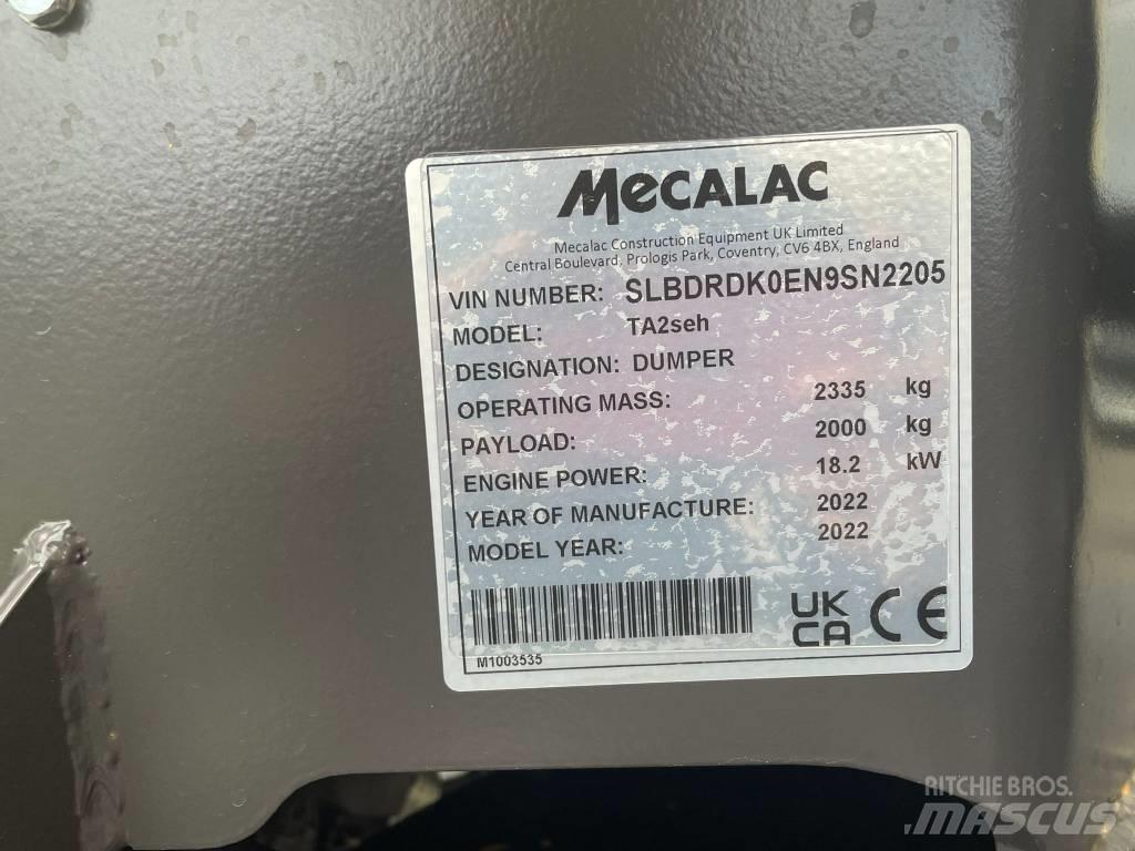Mecalac TA2SEH Belden kirma kaya kamyonu