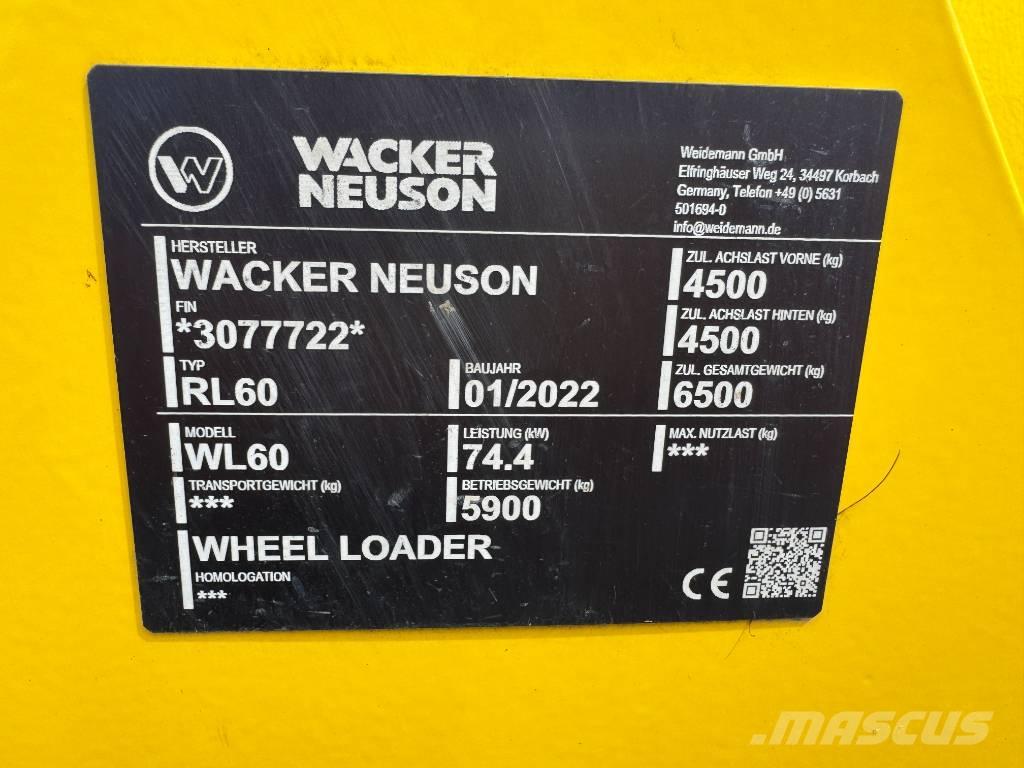 Wacker Neuson WL60 Tekerlekli yükleyiciler