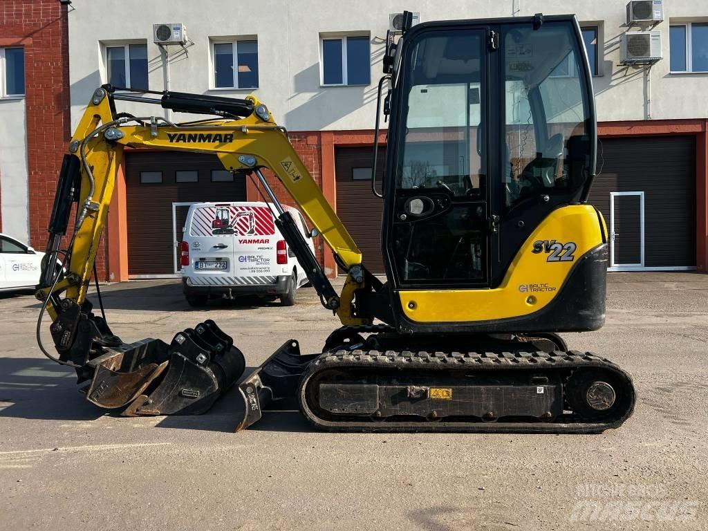 Yanmar SV 22 Mini ekskavatörler, 7 tona dek