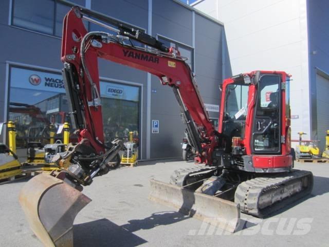 Yanmar Vio 57 Mini ekskavatörler, 7 tona dek