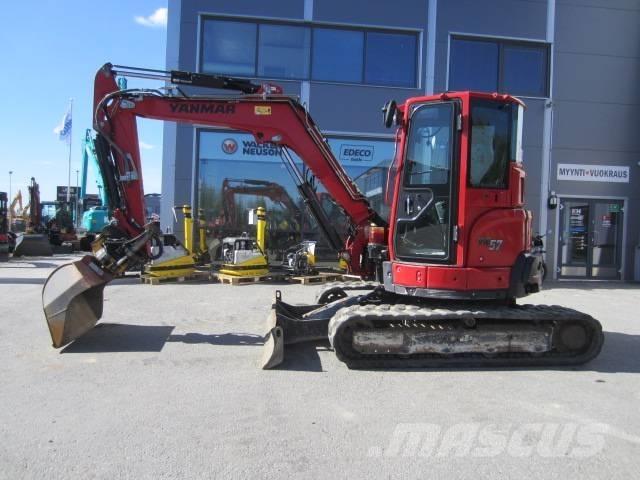 Yanmar Vio 57 Mini ekskavatörler, 7 tona dek
